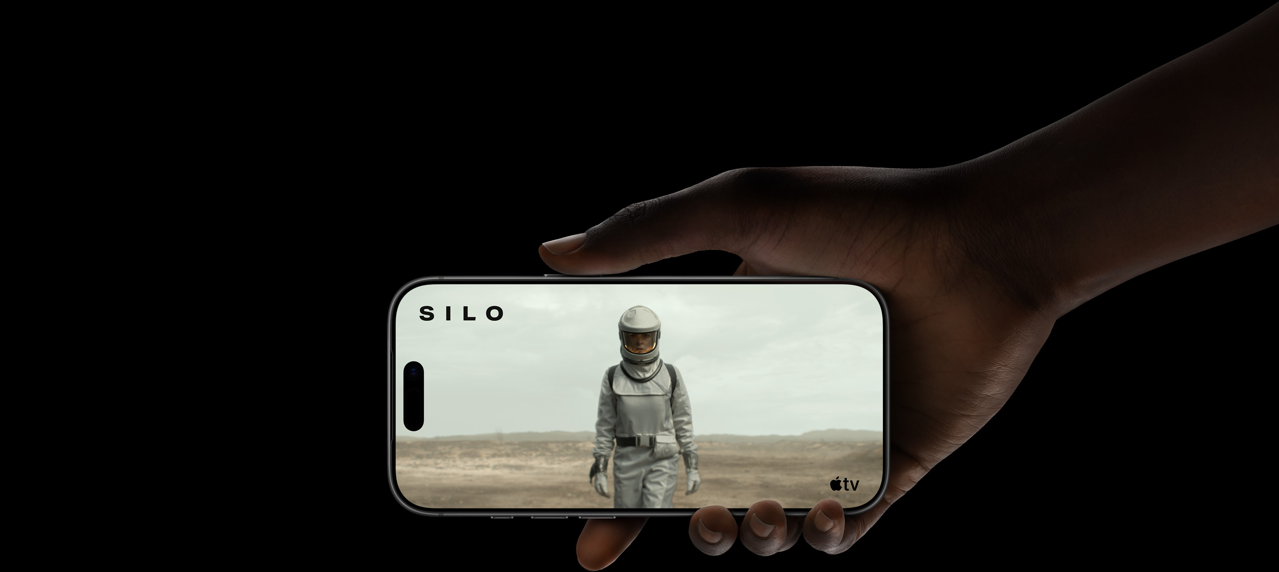 Una scena della serie Silo di Apple TV, per mostrare l’autonomia prolungata della batteria di iPhone 17 Pro